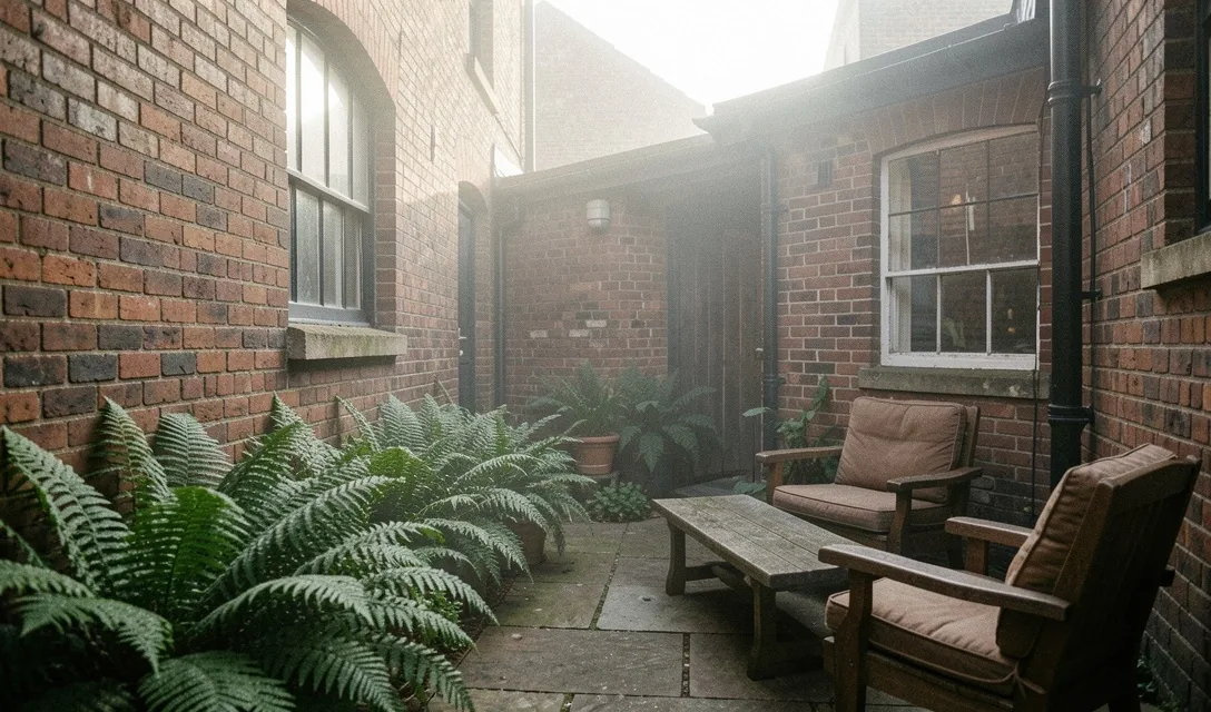 Sheffield industrial garden stillness