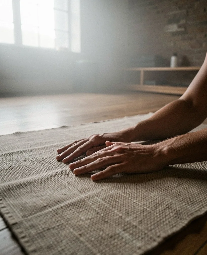 Tactile yoga practice details